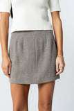 Trinity Mini Skirt in Brown