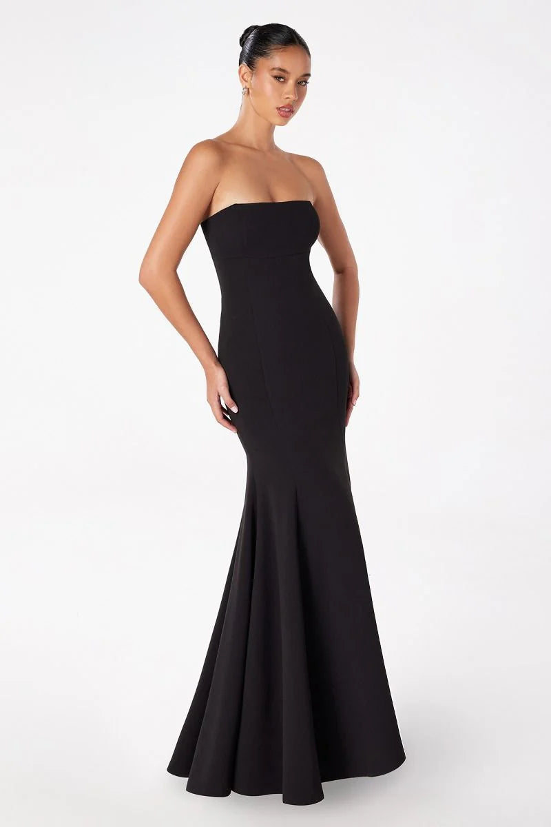 Poppy Maxi Dress Strapless Fitted Dress