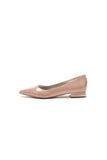 Simple Pointed Toe Slip on Patent Leather Low Heels