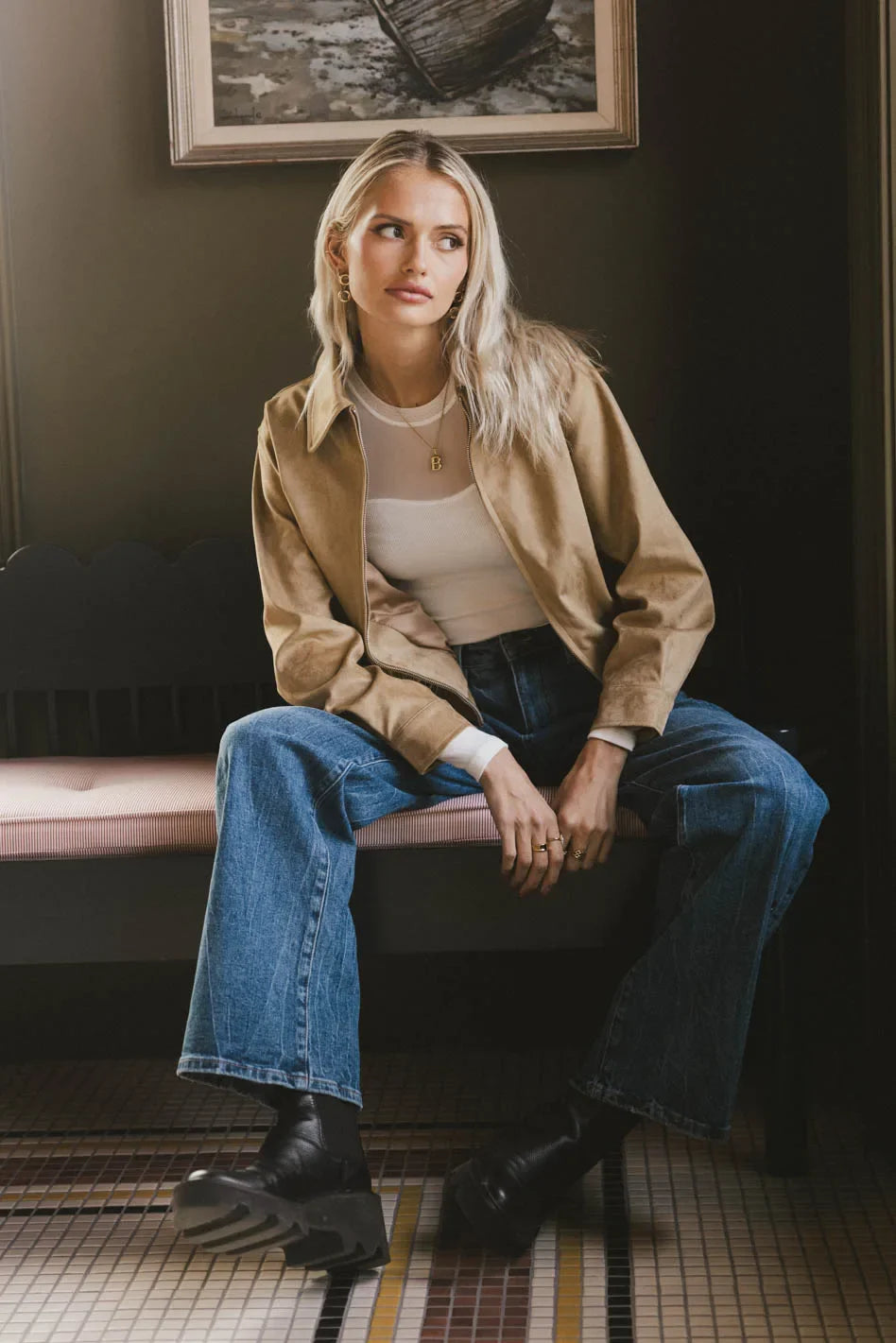 Myli Faux Suede Jacket FINAL SALE