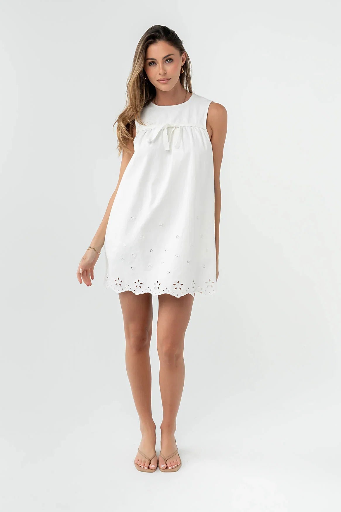 Peyton Embroidered Mini Dress
