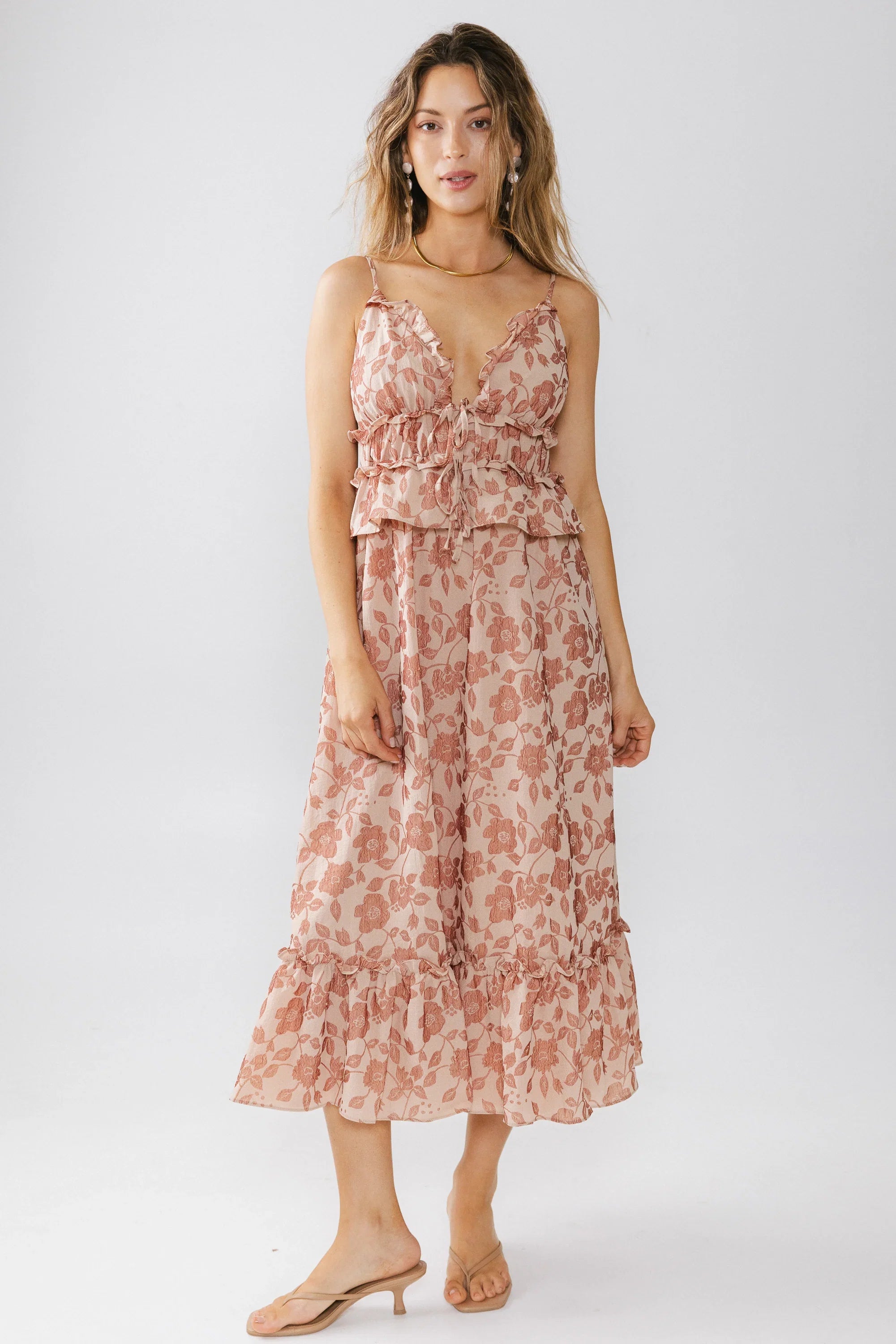 Francis Floral Midi Dress FINAL SALE