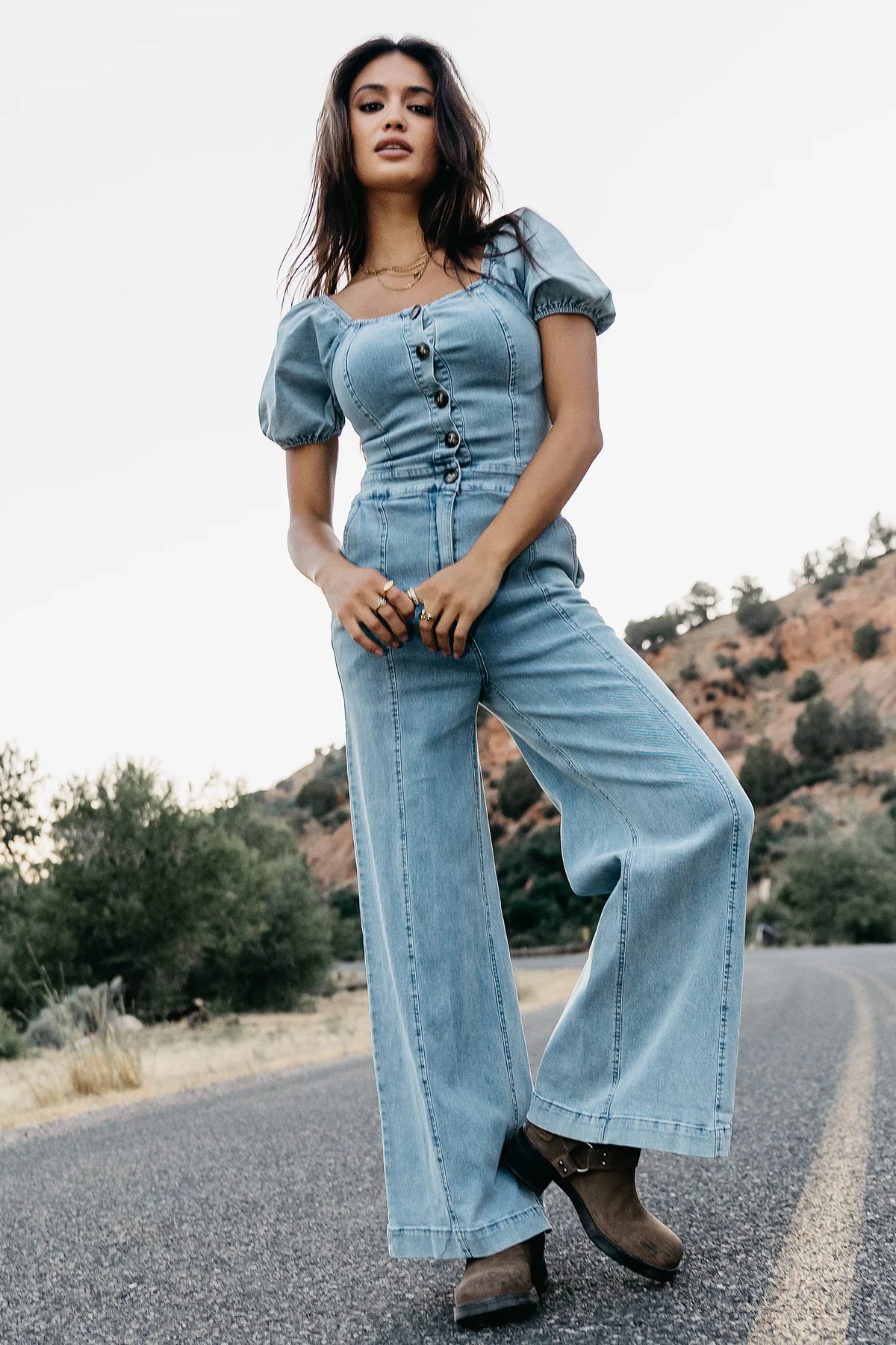 Mazie Denim Jumpsuit
