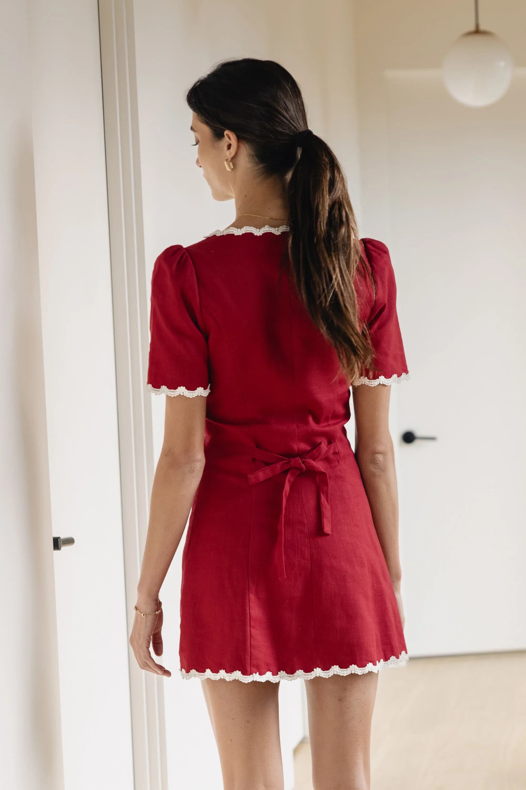 Aubrey Ric Rac Mini Dress FINAL SALE