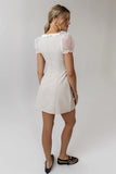 Alana Mini Dress in Beige