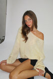 Raven Off The Shoulder Knit Sweater