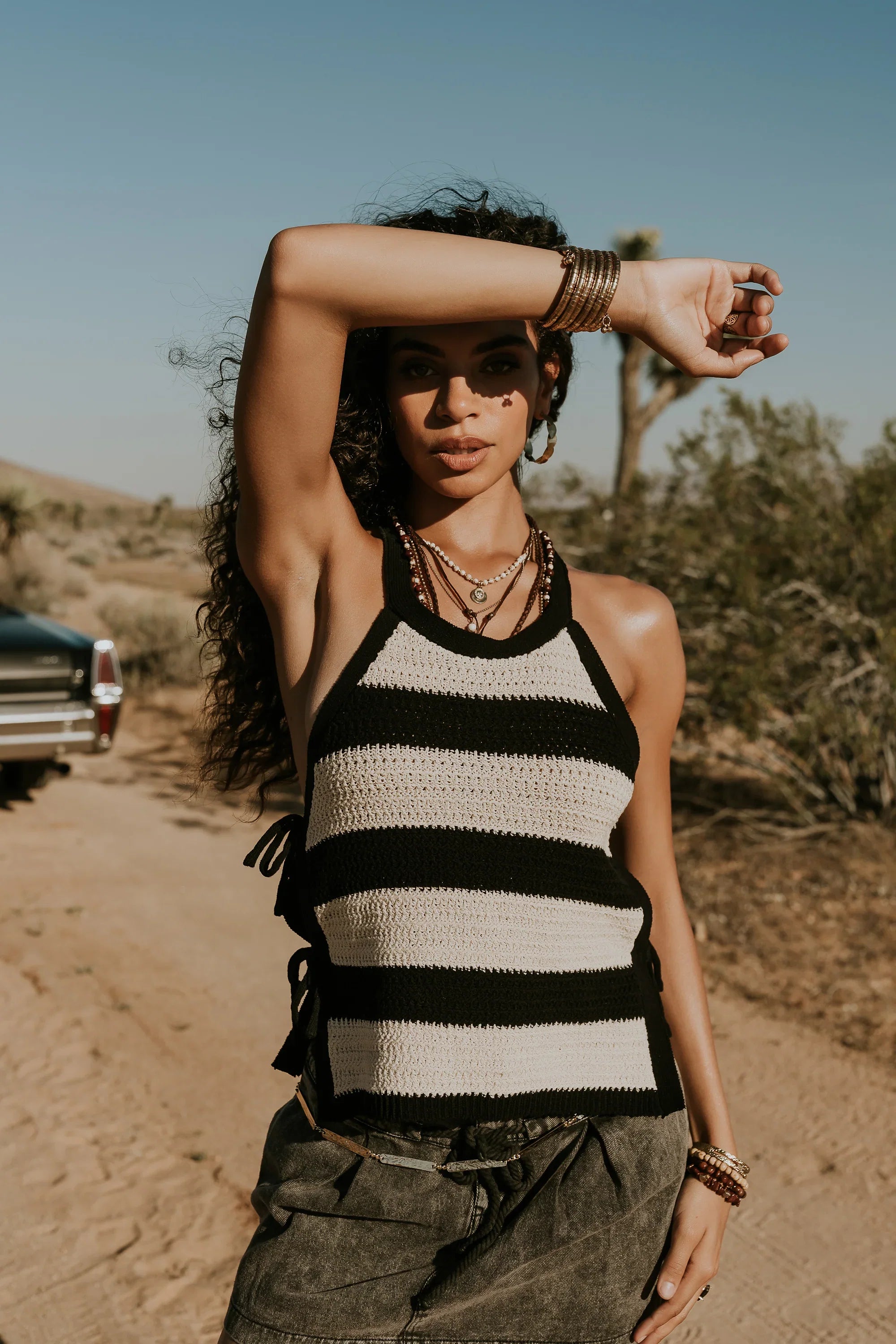 Hadley Striped Halter Top