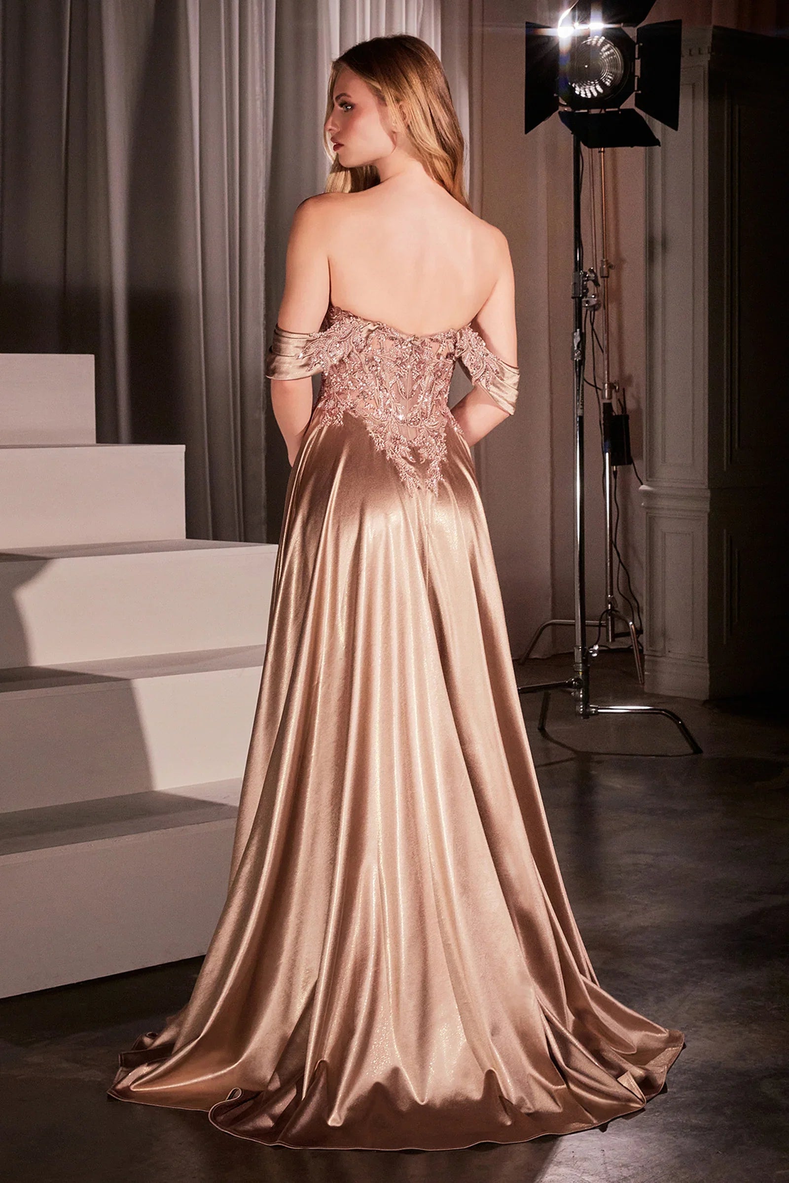 Bronwyn Gown A Line Dress With Removable Straps