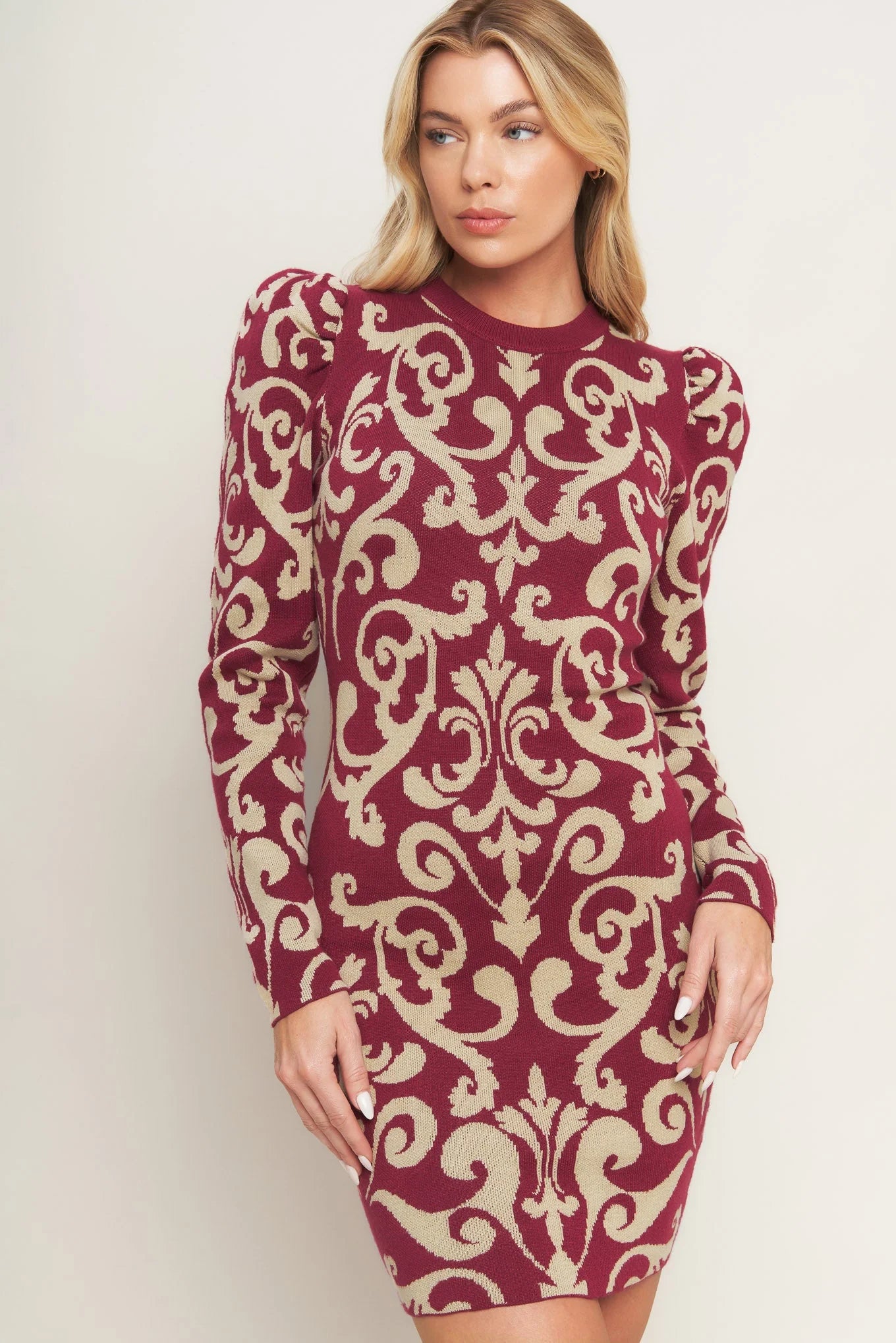 BASK IN LOVE SWEATER MINI DRESS FINAL SALE
