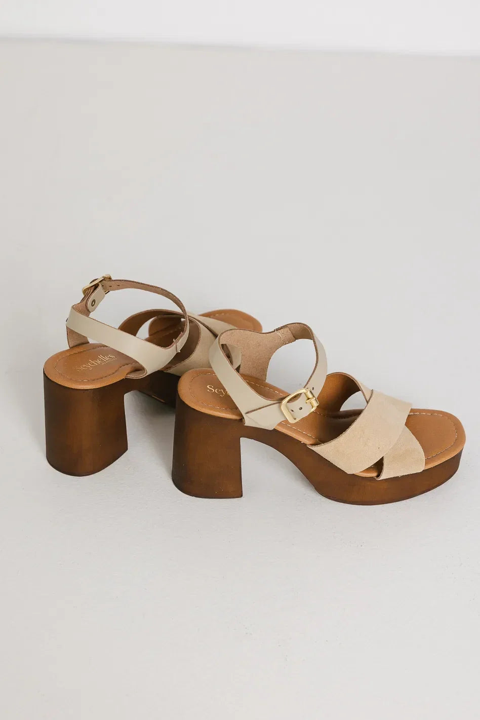 Seychelles Paloma Platform Heels in Sand