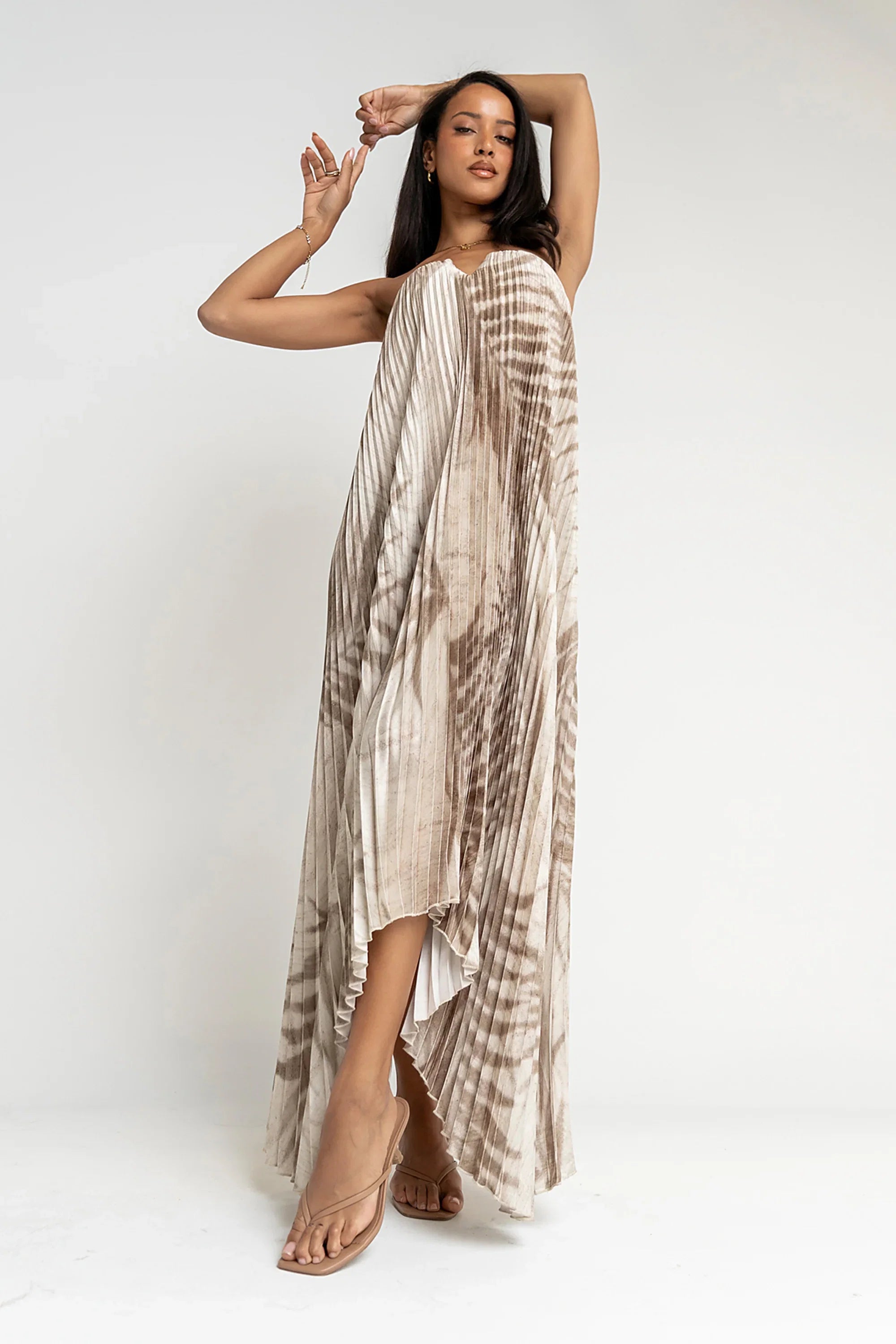 Brandie Accordion Maxi Dress