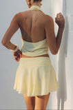 Malani Asymmetrical Mini Skirt
