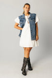 Penn Bow Mini Dress FINAL SALE