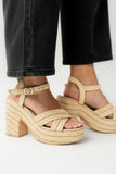 Taylor Raffia Heel