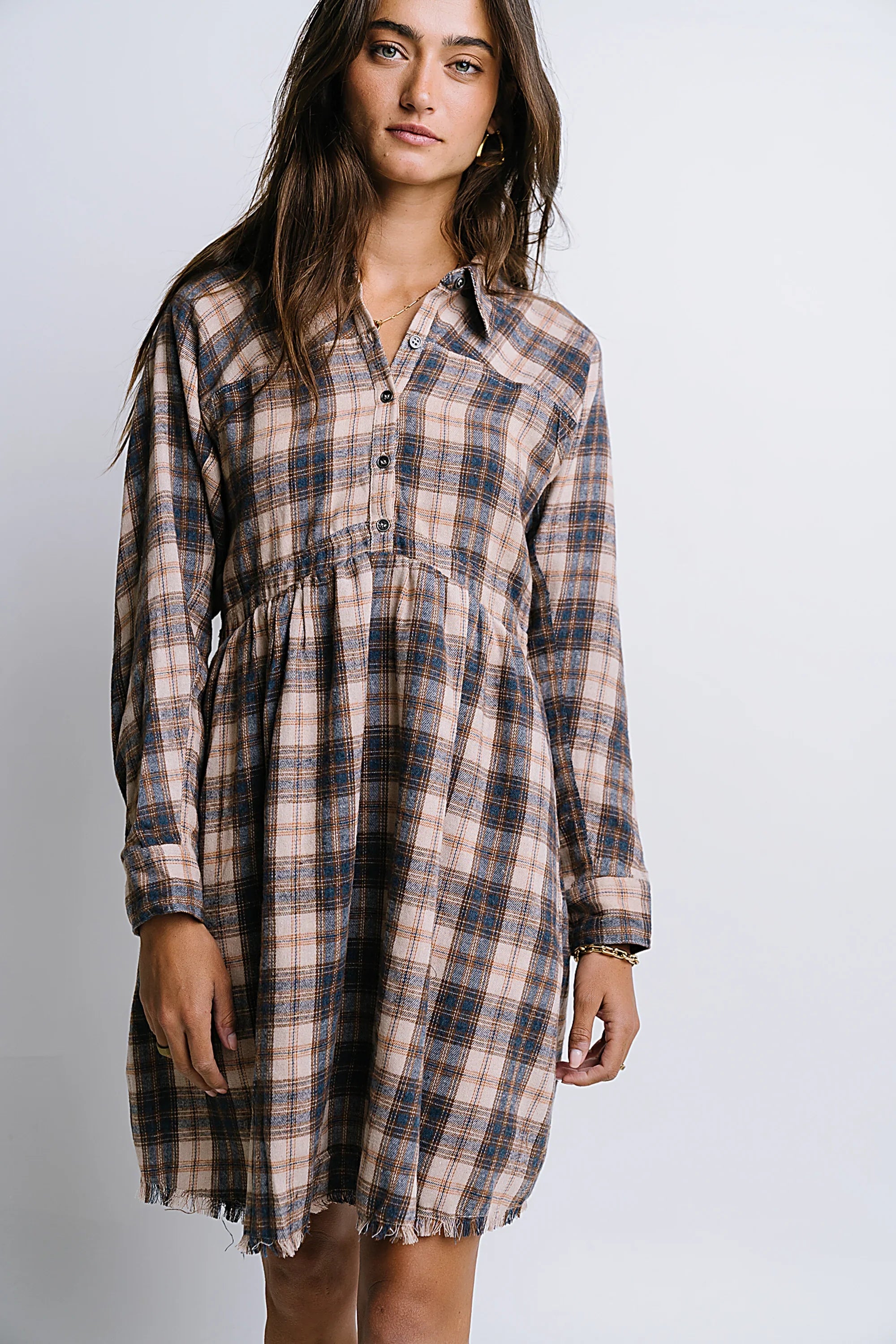 Karrie Plaid Mini Dress FINAL SALE