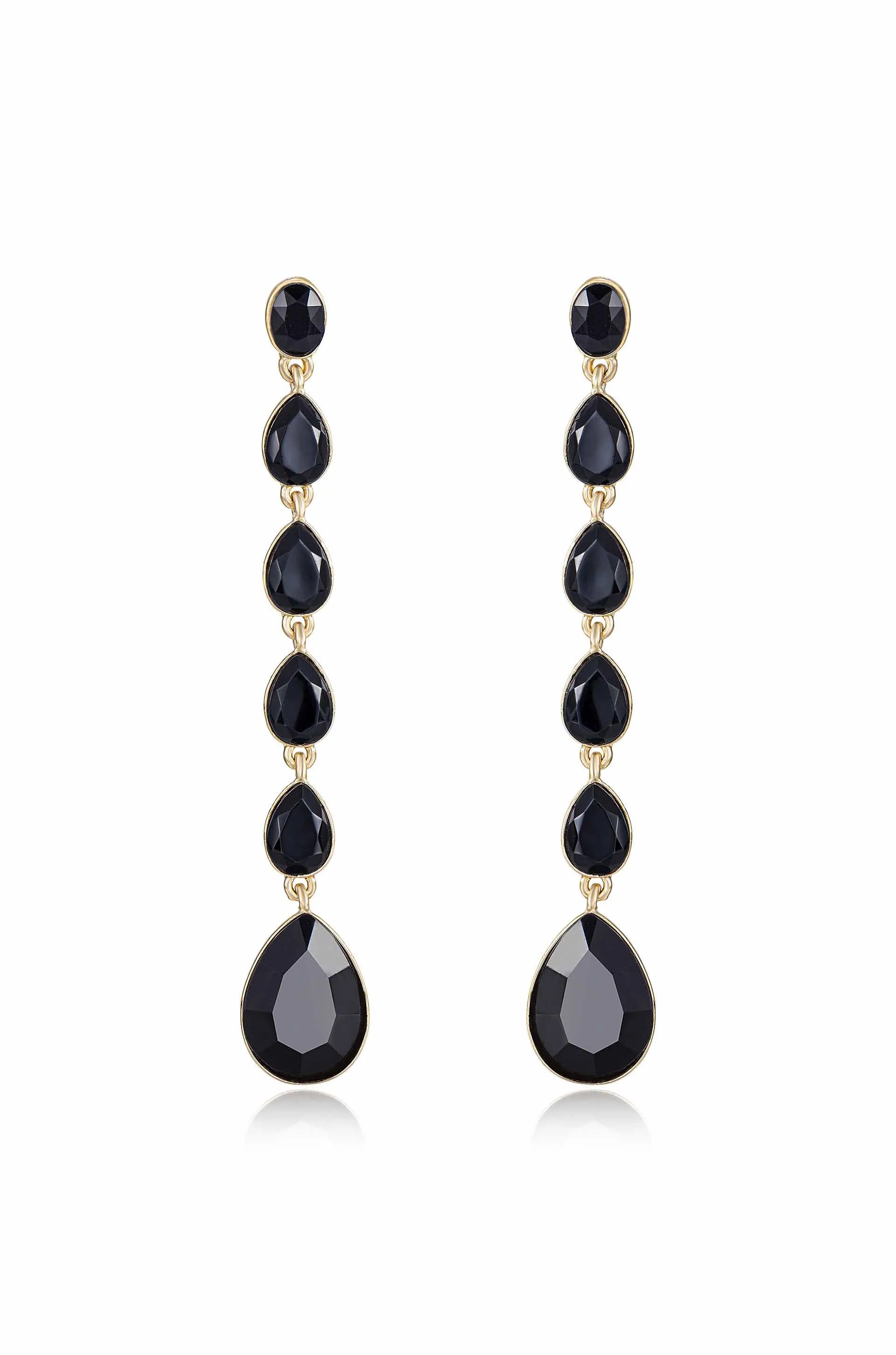 Crystallized Drop Earrings