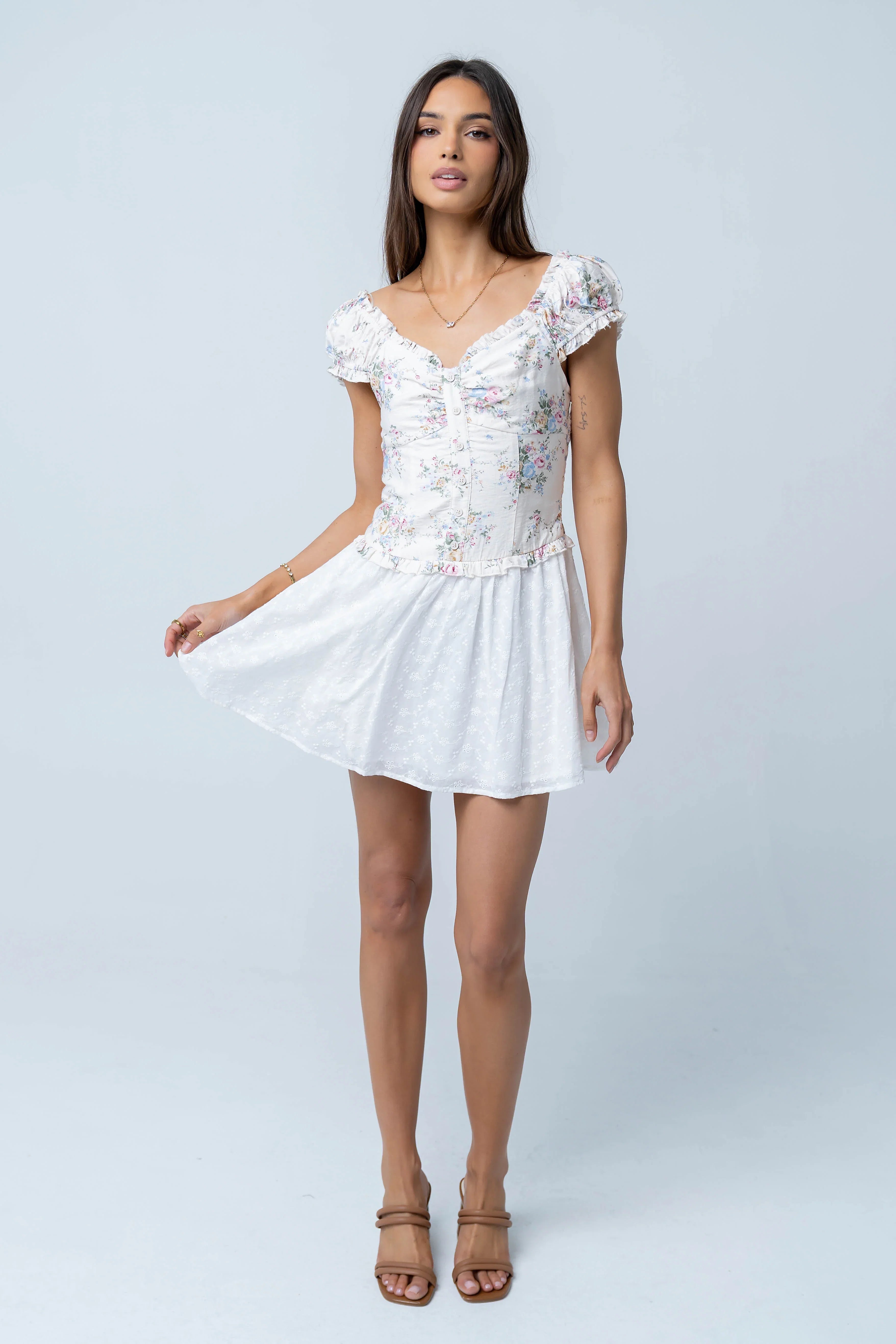 Maria Floral Mini Dress