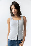 Apollo Knit Tank Top in Grey