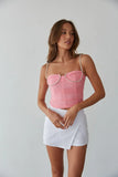 Vivianna Rhinestone Bustier Top