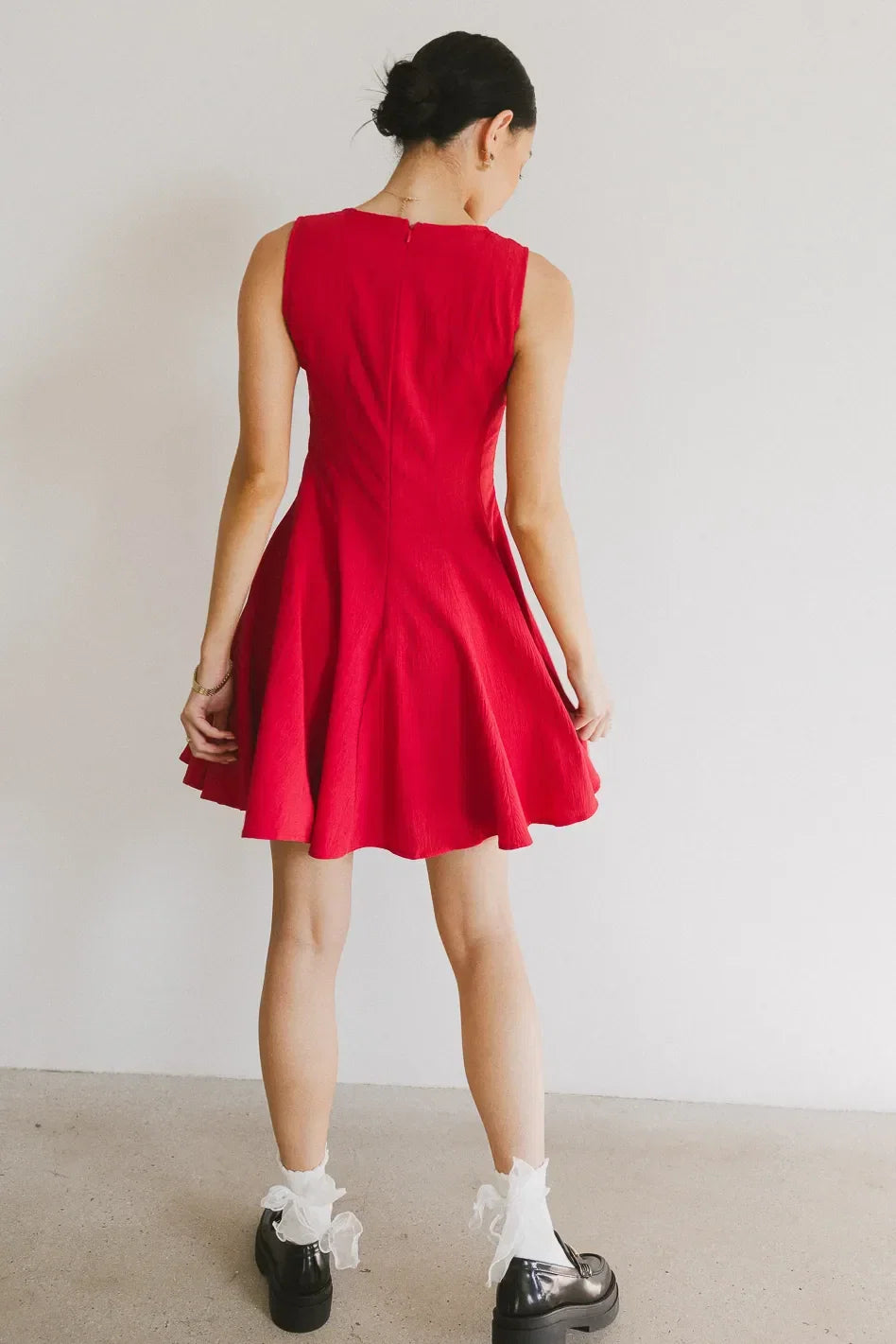 Liora Mini Dress in Red FINAL SALE