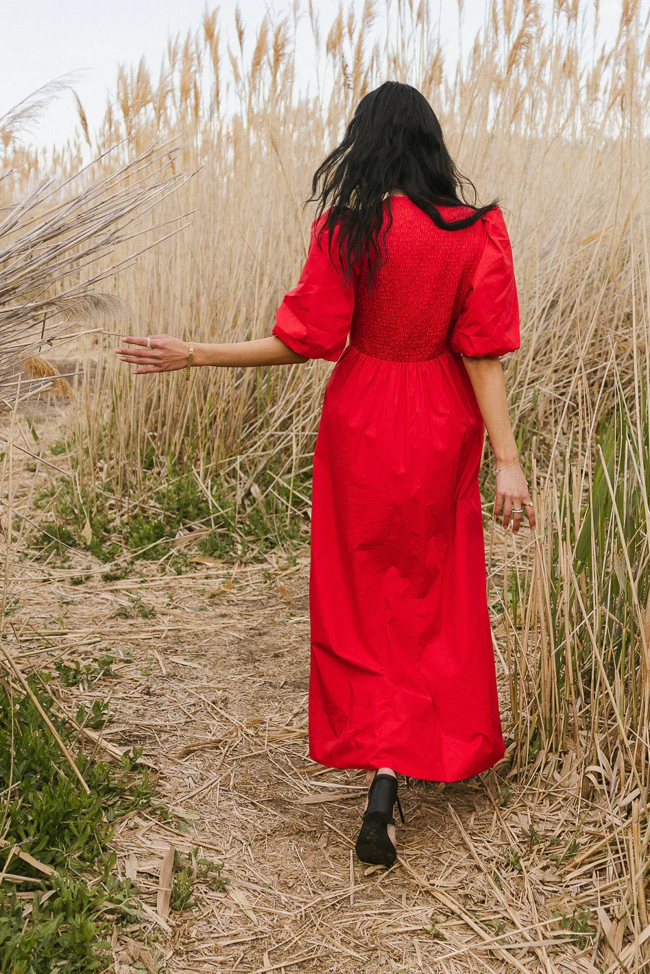 Cassia Corset Dress in Red FINAL SALE