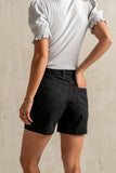 Mabel Denim Shorts in Black