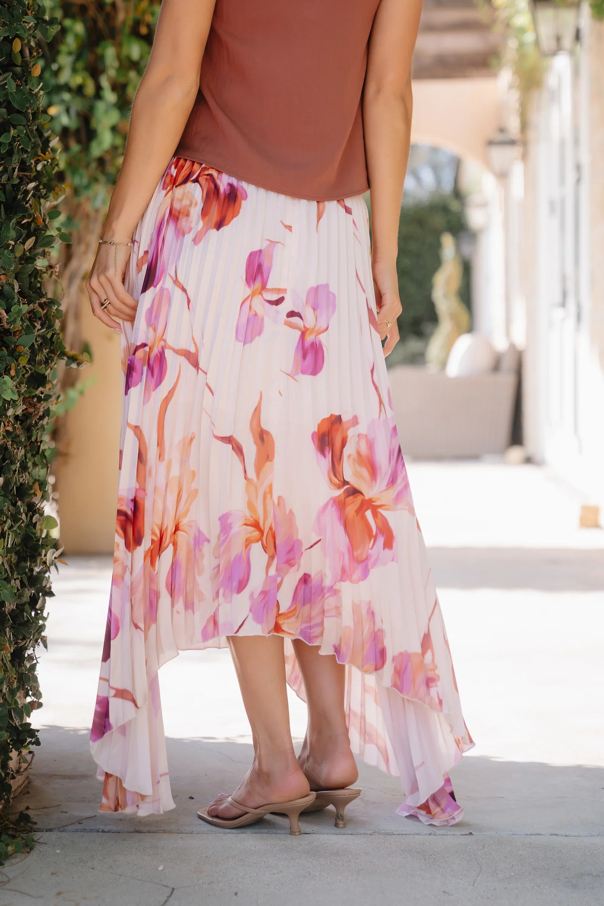 Maddison Maxi Skirt in Blush
