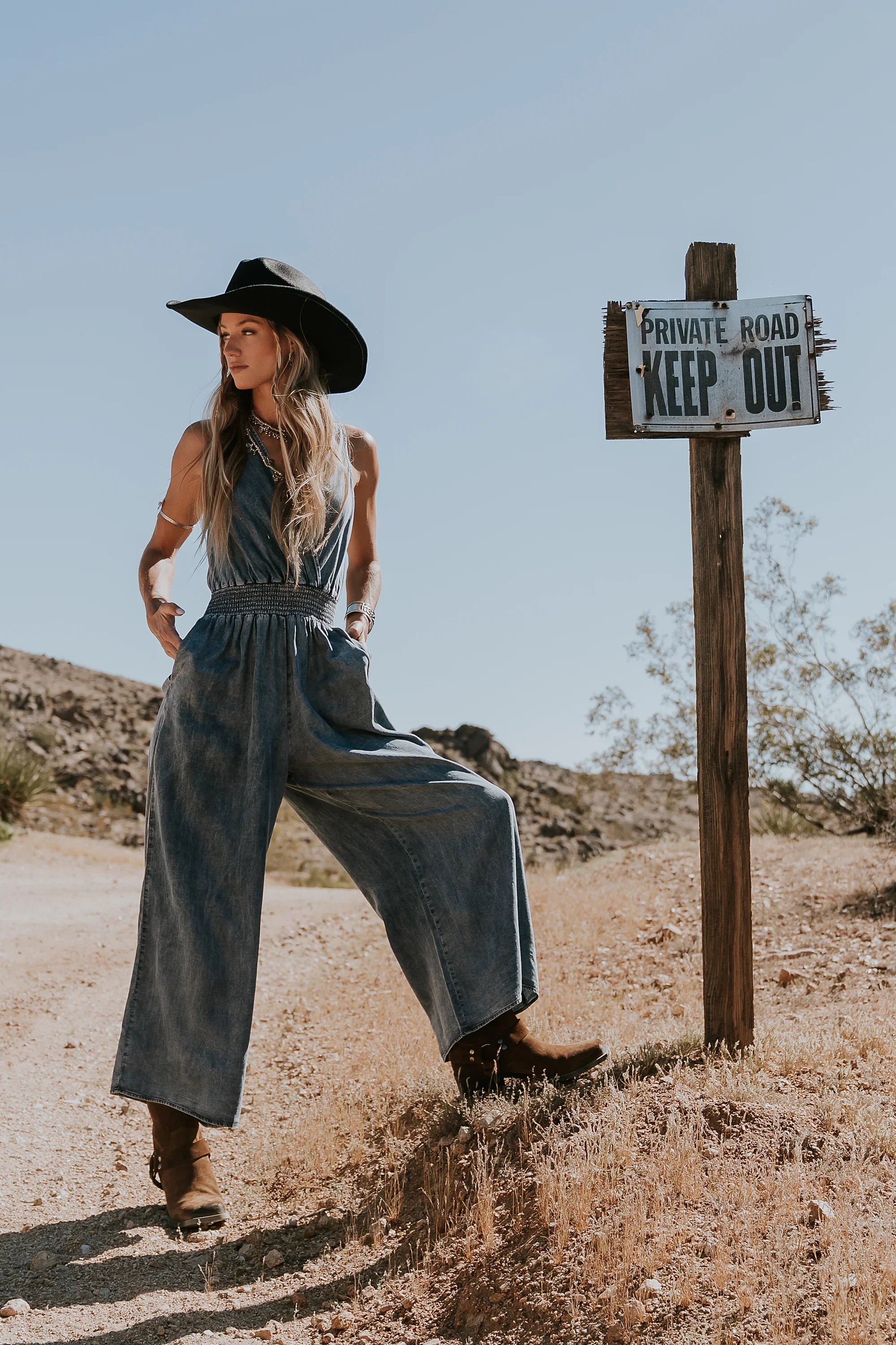 Kasie Smocked Jumpsuit