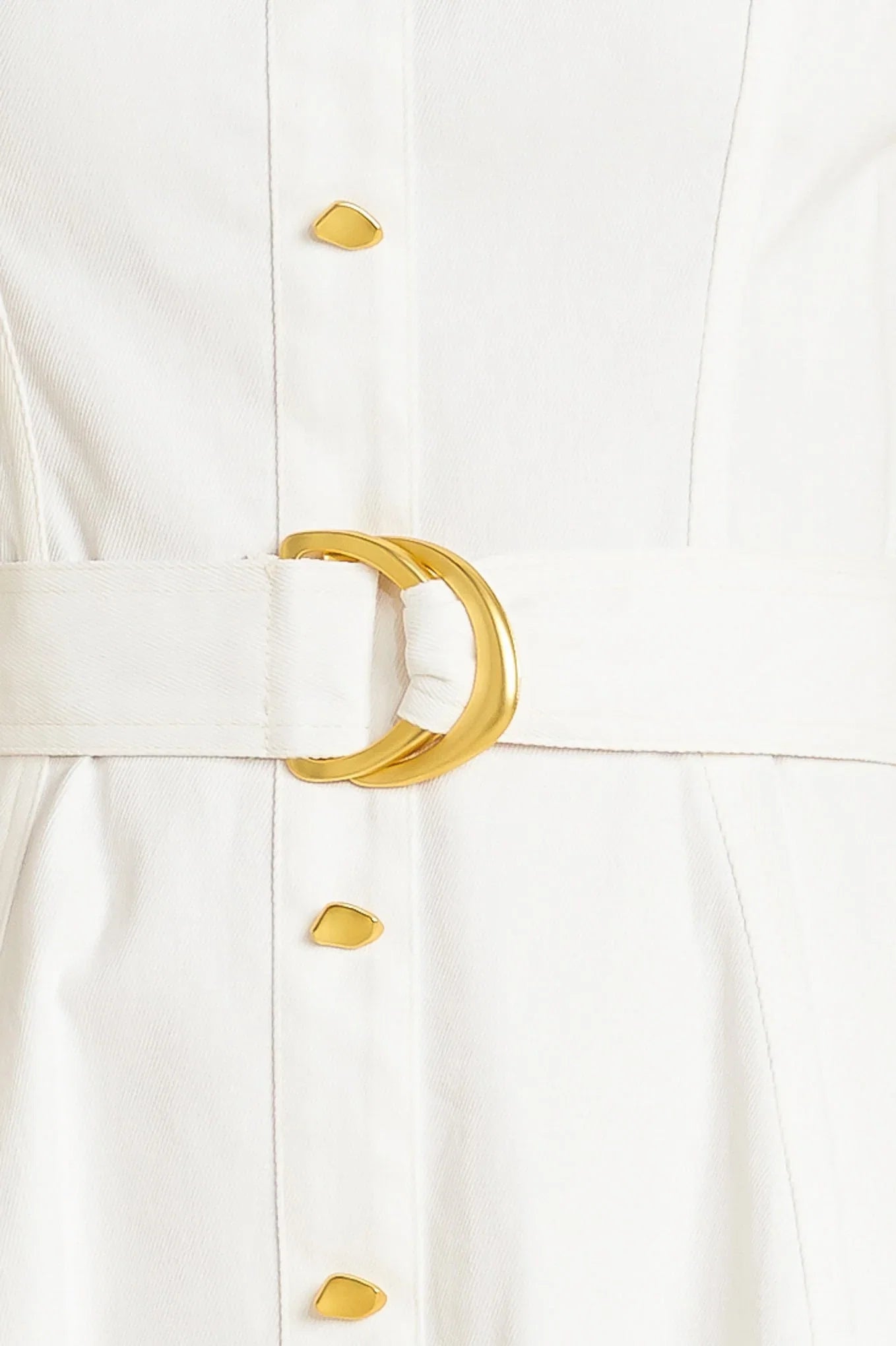 BELLA PORTOFINO WHITE MIDI DRESS