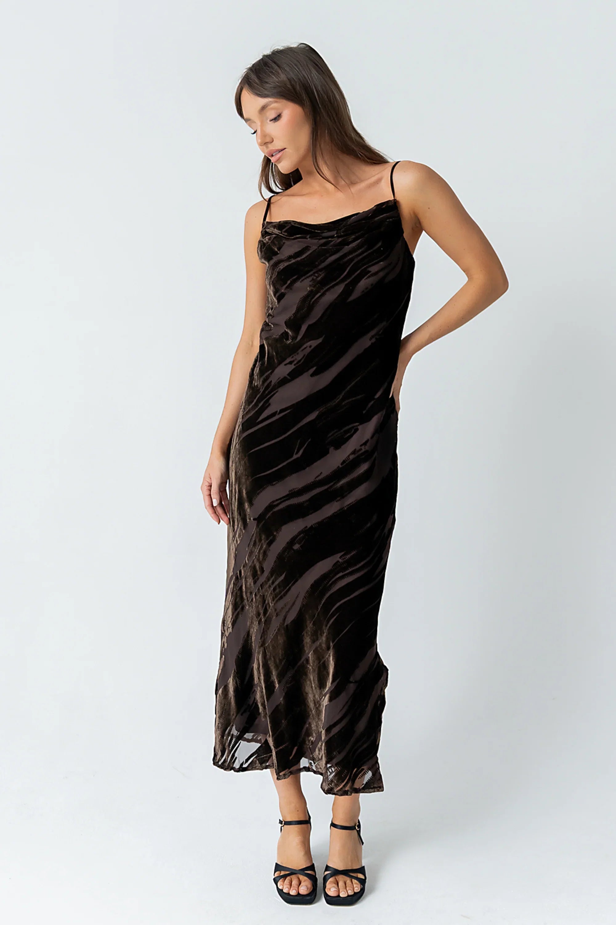 Hayden Velvet Maxi Dress