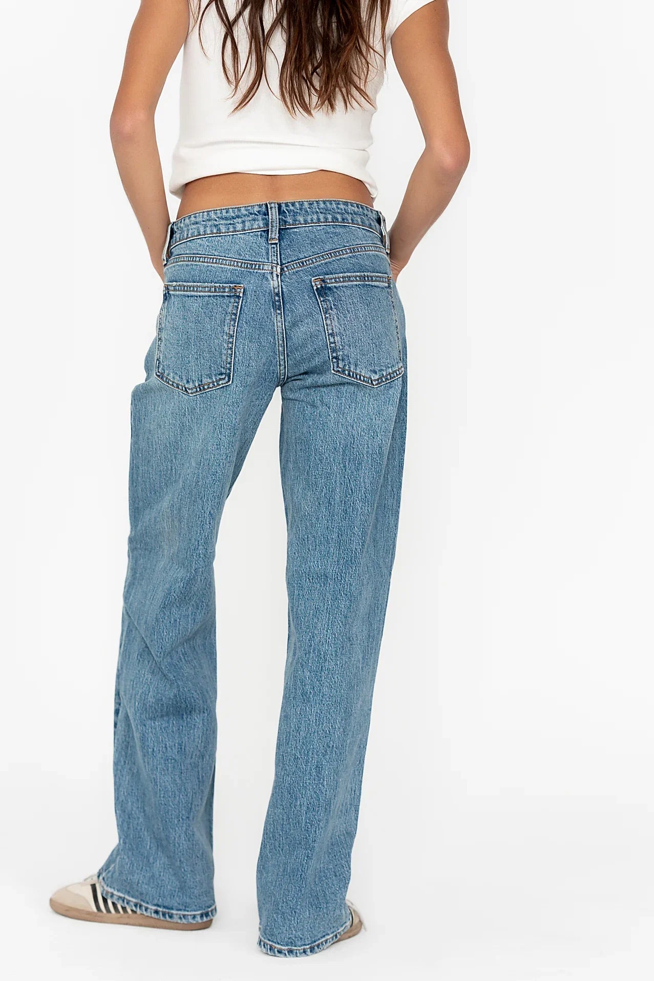 Marshall Straight Leg Jeans in Medium Wash FINAL SALE