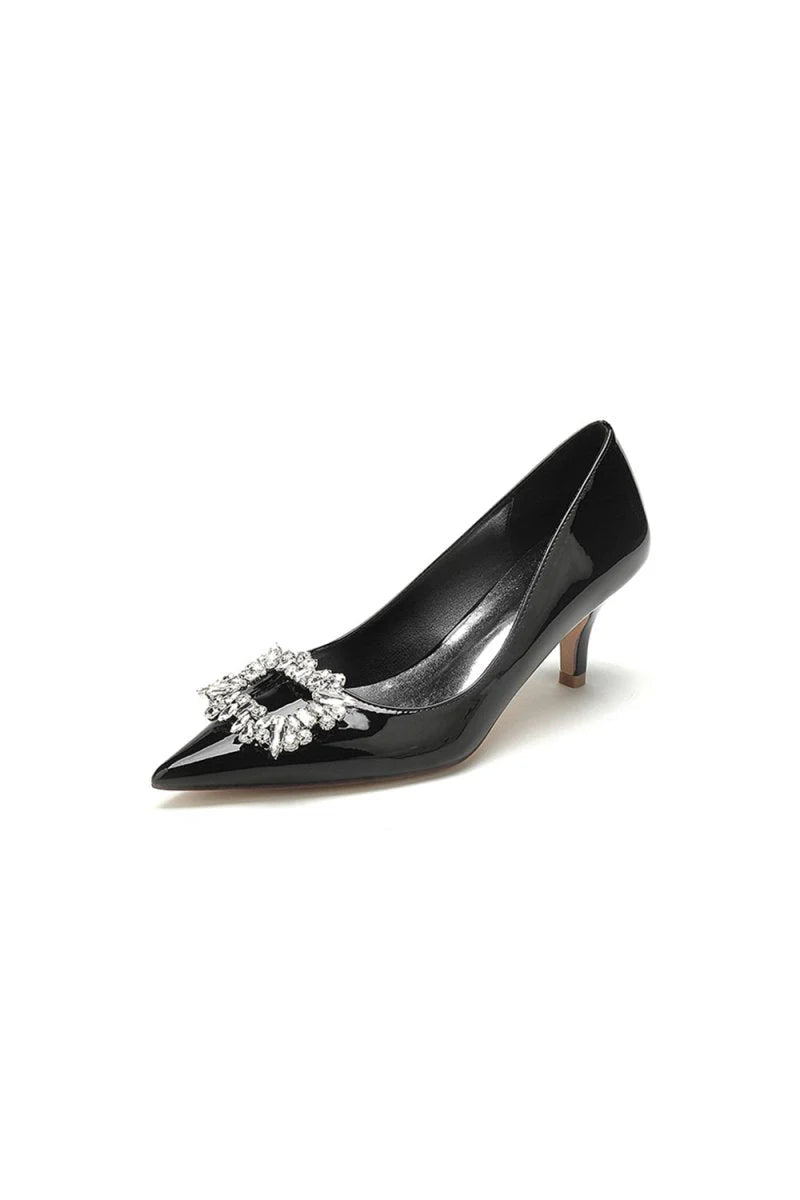 Rhinestone Pointed Toe Stiletto Heel Party Shoes