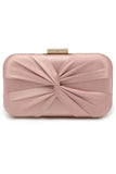 Classic Silk Like Closure Clutch Purse