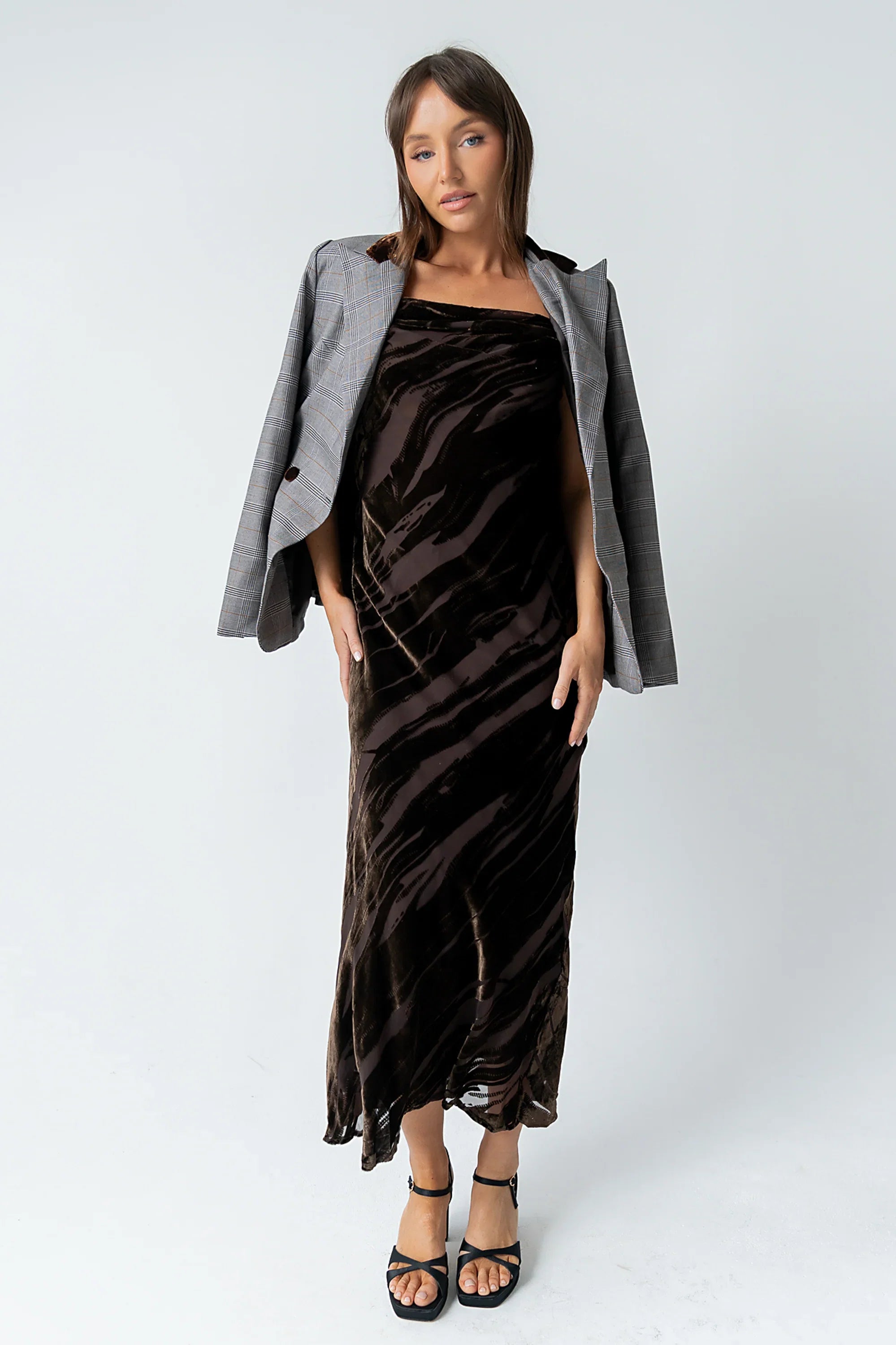 Hayden Velvet Maxi Dress