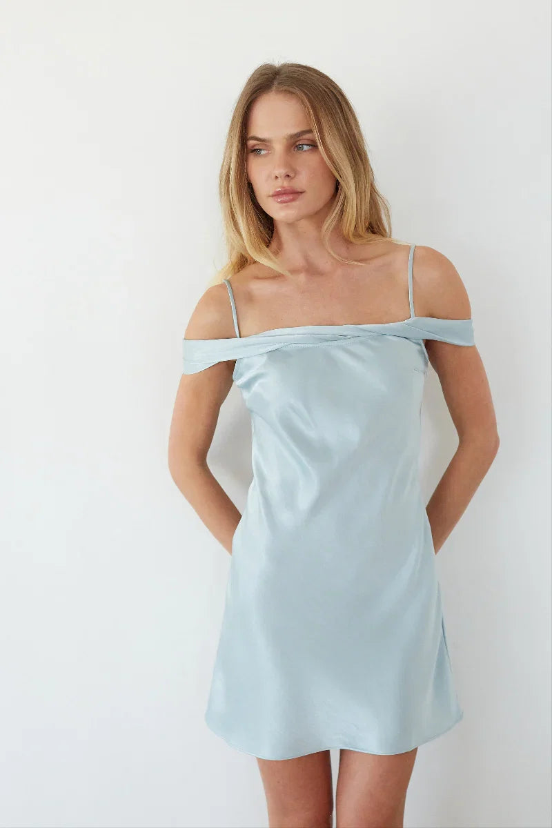 Alira Satin Mini Dress
