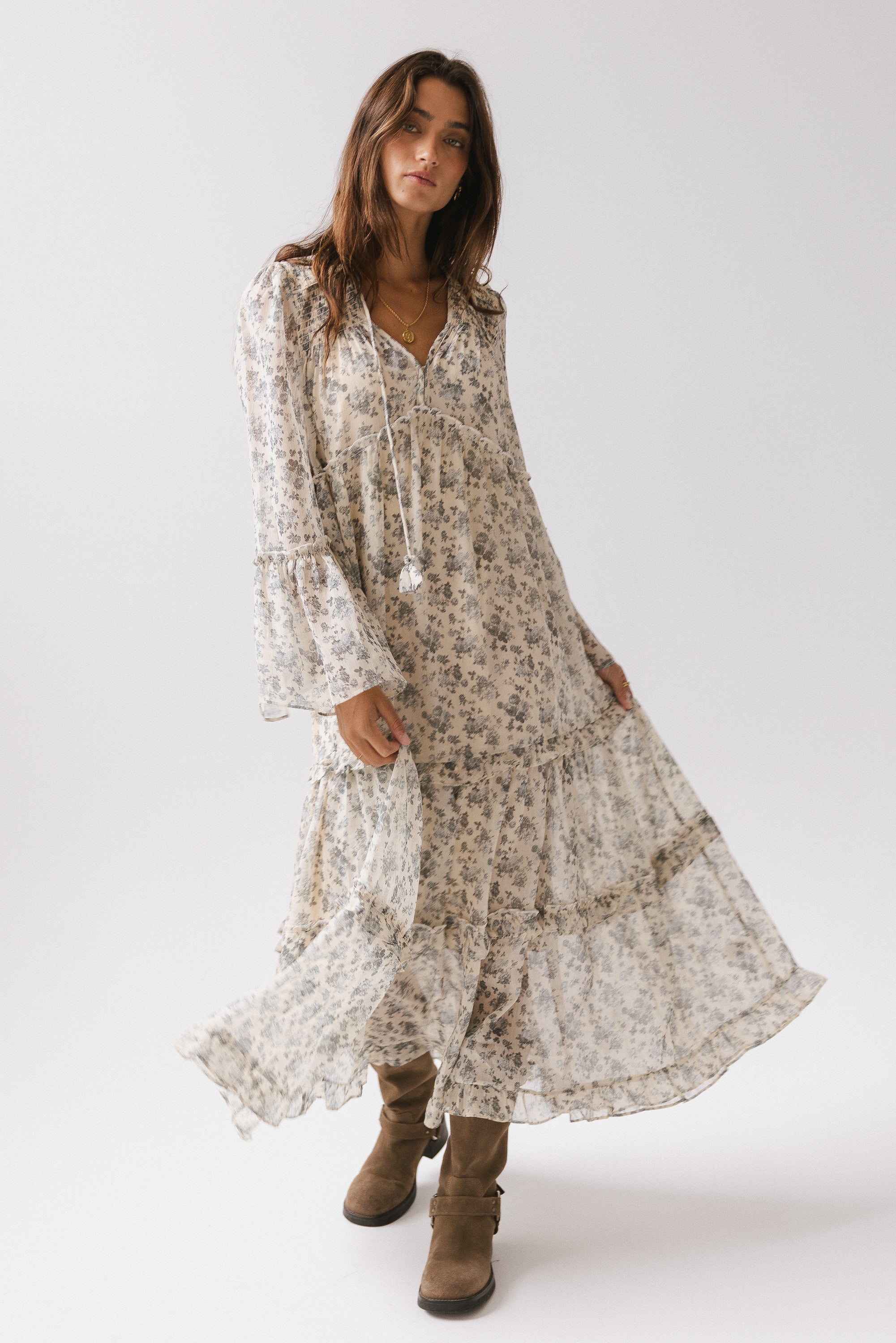 Luna Floral Maxi Dress FINAL SALE