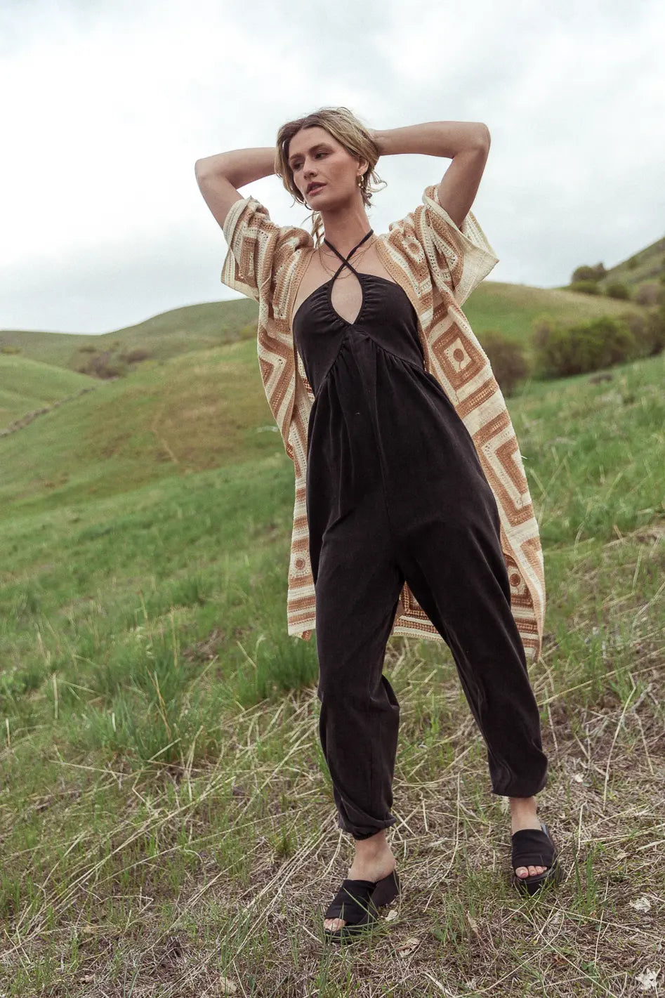 Trixie Jumpsuit in Black FINAL SALE