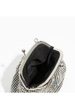 Womens All Over Rhinestones Evening Clutch Bags with Straps
