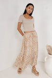 Kai Printed Skirt in Khaki