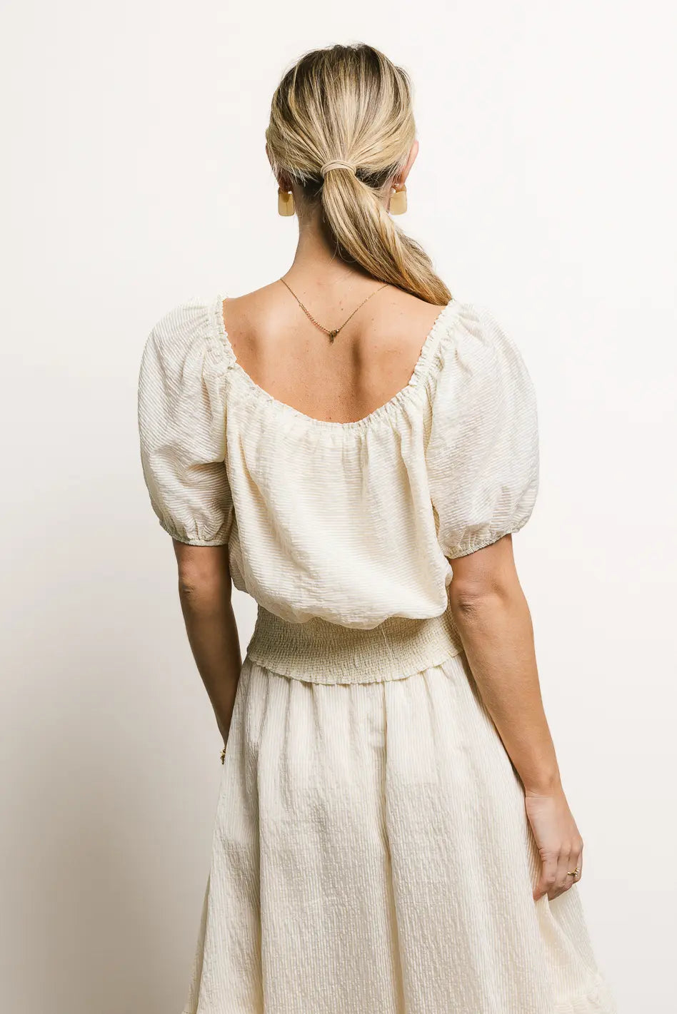 Caroline Striped Blouse FINAL SALE
