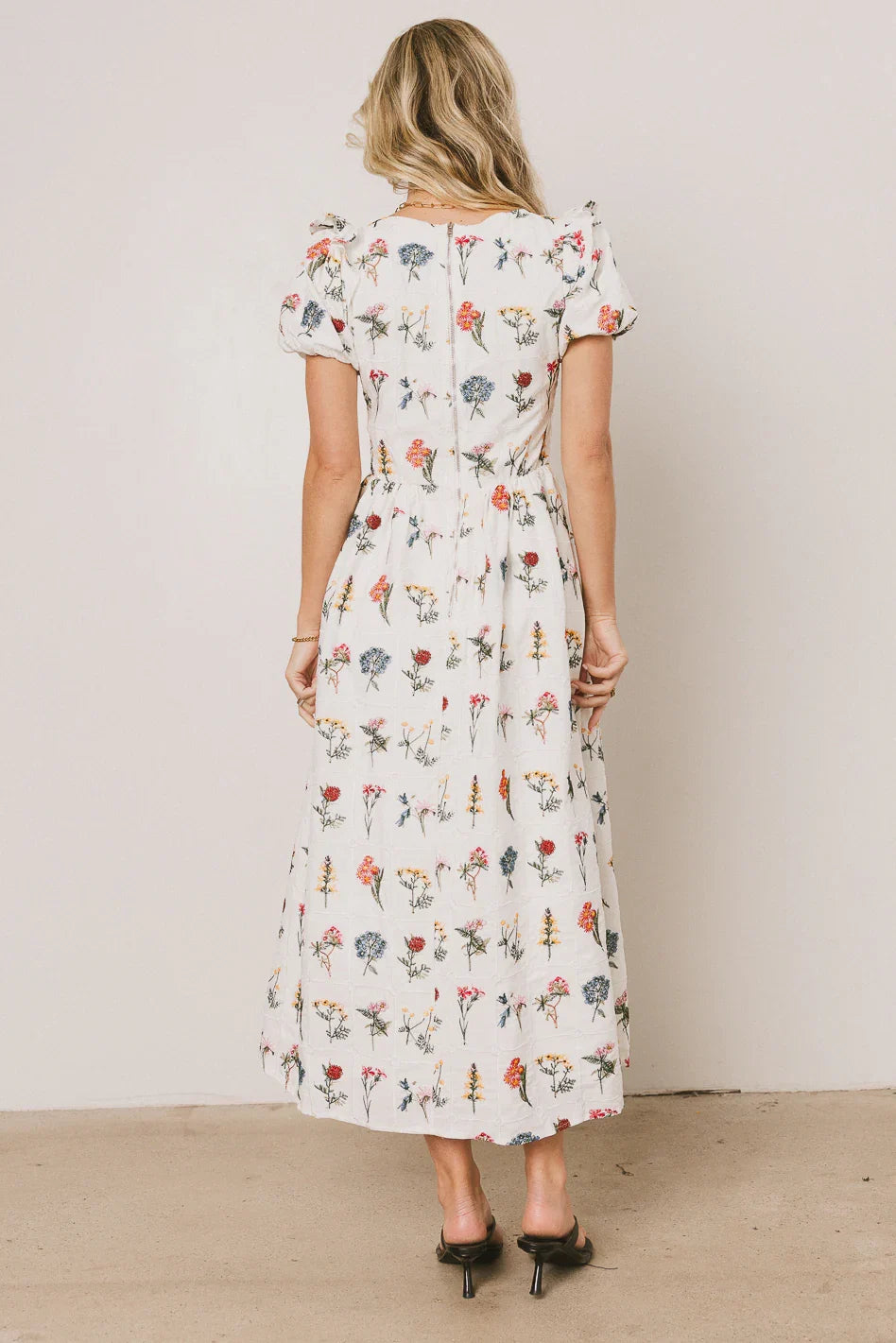 Jayce Embroidered Floral Maxi Dress FINAL SALE