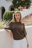 Camille Oversized Sweater in Brown