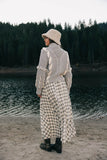Pippin Plaid Maxi Skirt in Black FINAL SALE