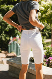 Miley Bermuda Shorts in White FINAL SALE
