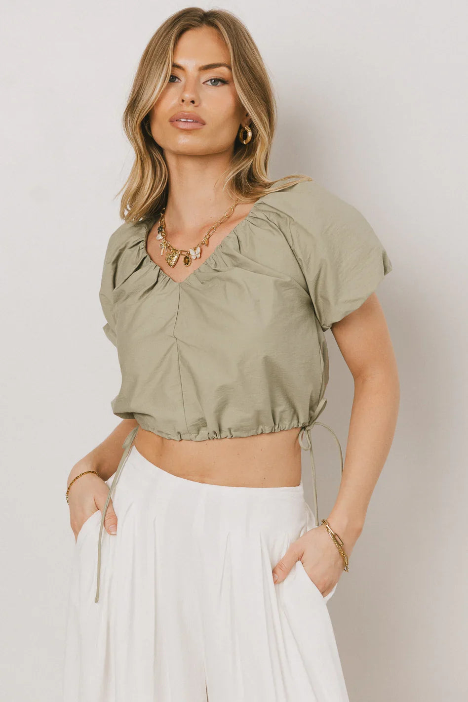 Vance Puff Sleeve Blouse FINAL SALE