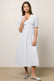 Romy Lace Trim Midi Dress FINAL SALE