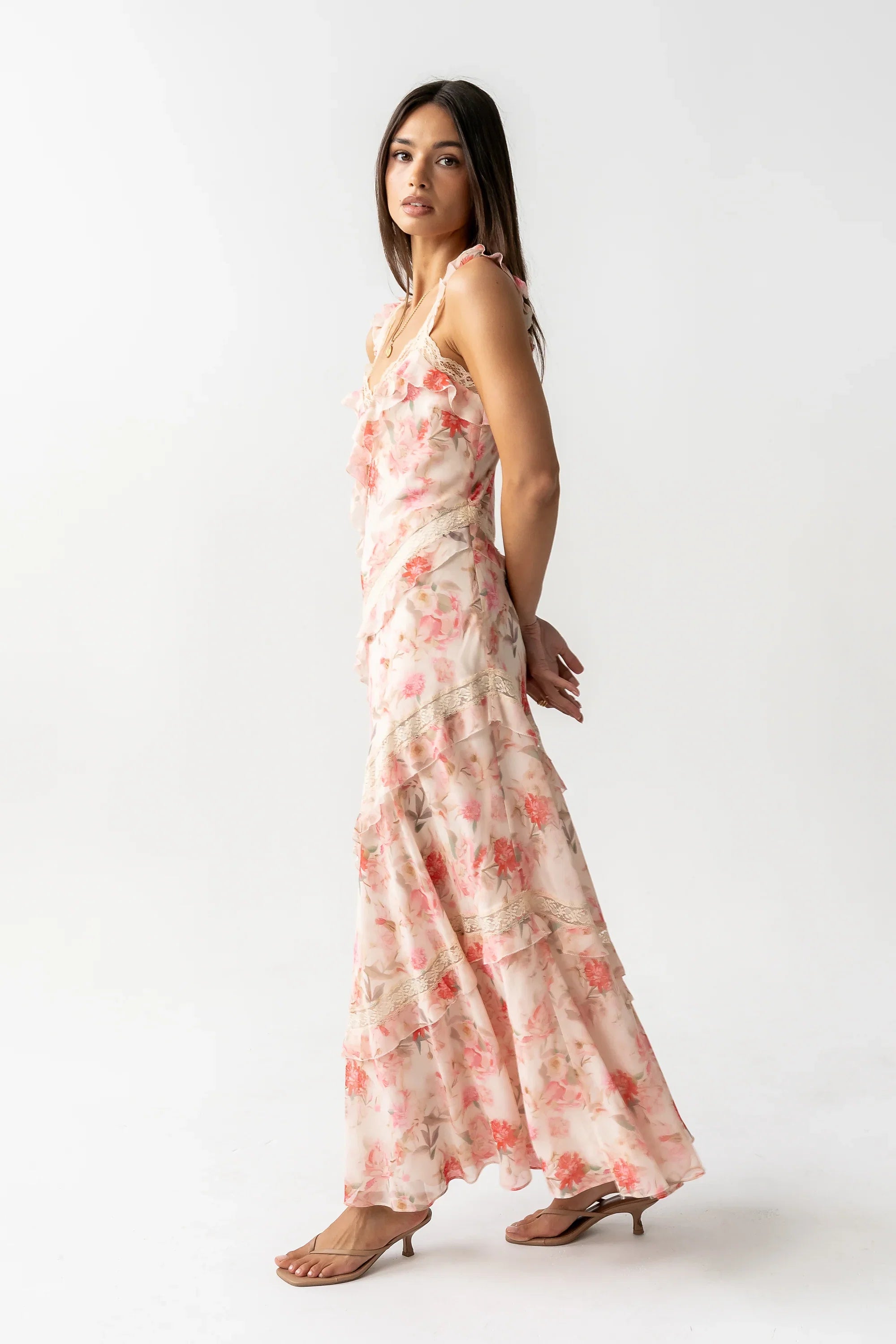 Franny Ruffle Maxi Dress
