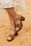 Seychelles Paloma Platform Heels in Brown