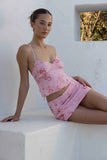 Pacifica Beaded Open Back Top