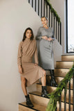 Ulrich Sweater Dress in Tan FINAL SALE
